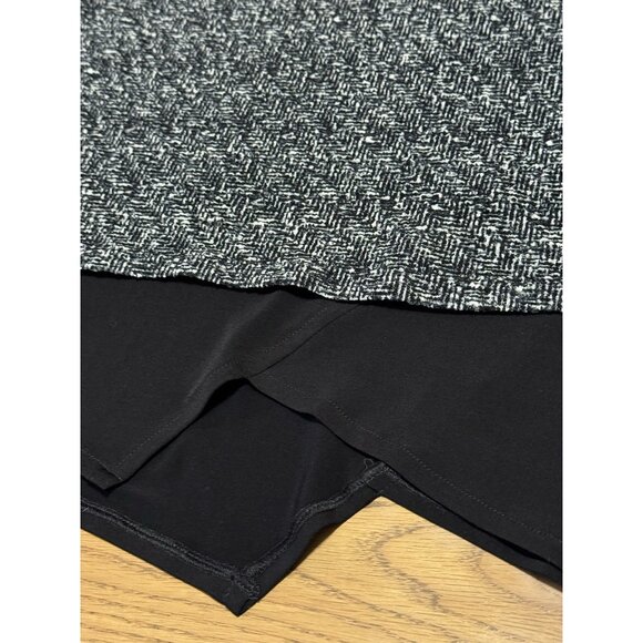 Eva Varro Tunic Shark Bite Hem Size Small USA Made Modern Designer Career‎ City - Picture 6 of 9